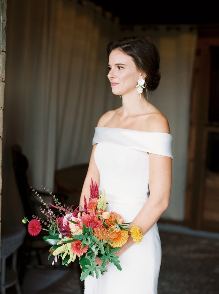 Modern Bridal Style Dress, Makeup, & Hair Ideas; a Richmond + Charlottesville Virginia wedding makeup and hair team; bridal hair; bridal makeup